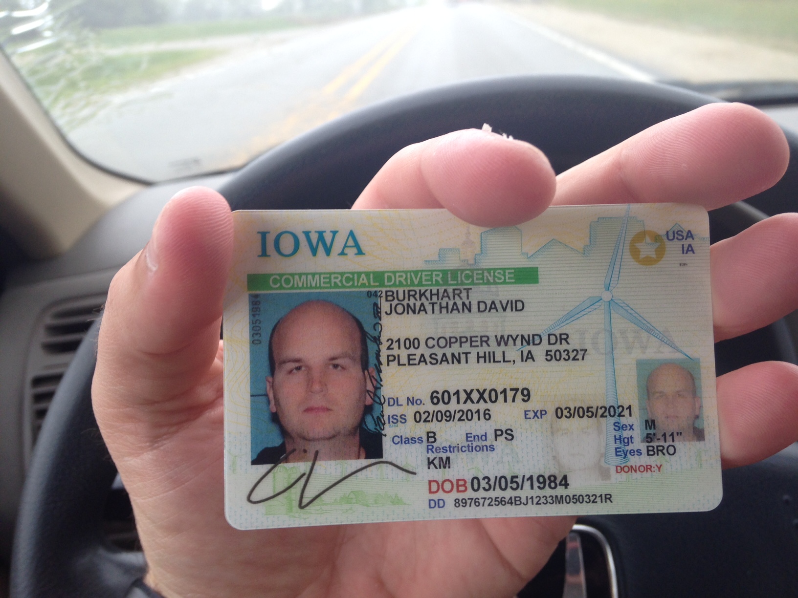 Iowa Driver License