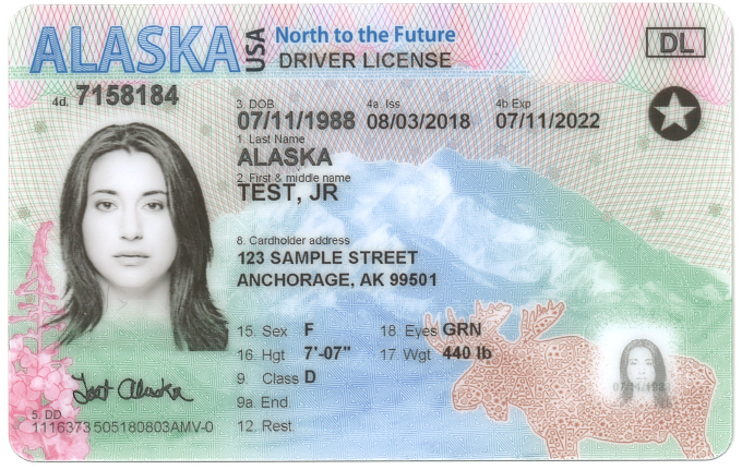 Alaska Driver License
