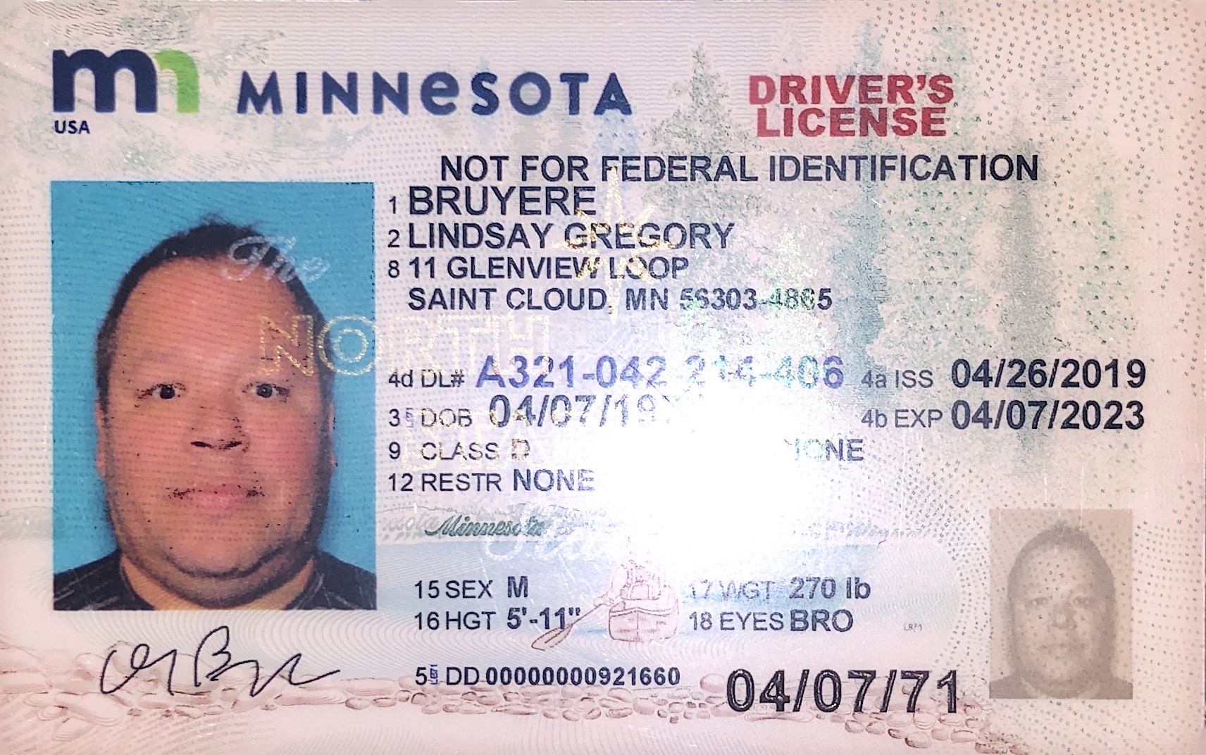 Minnesota Driver License
