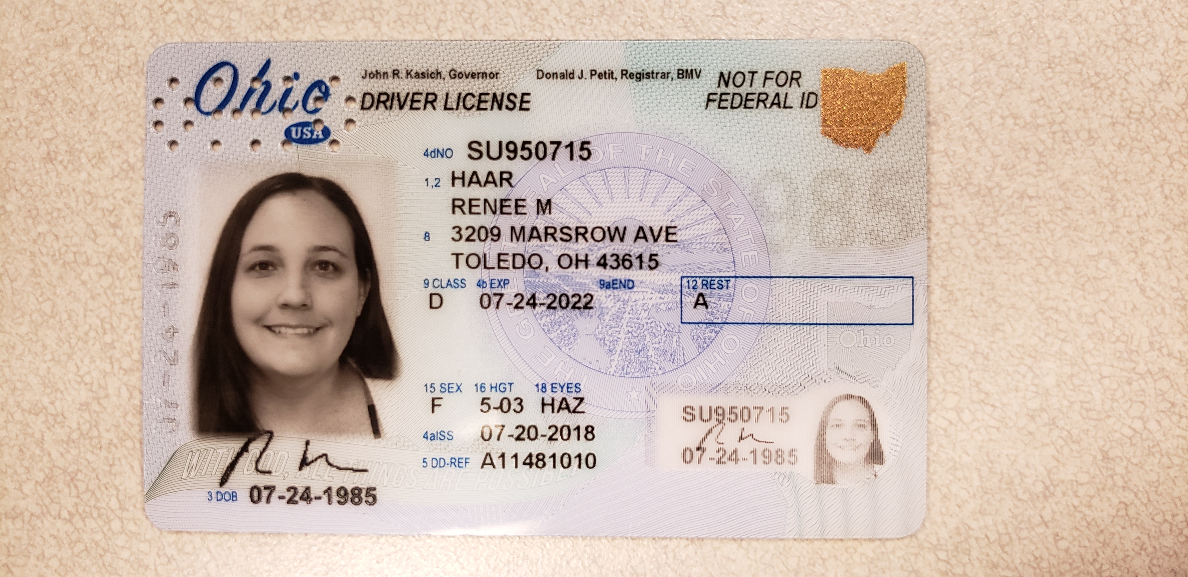 Ohio Driver License