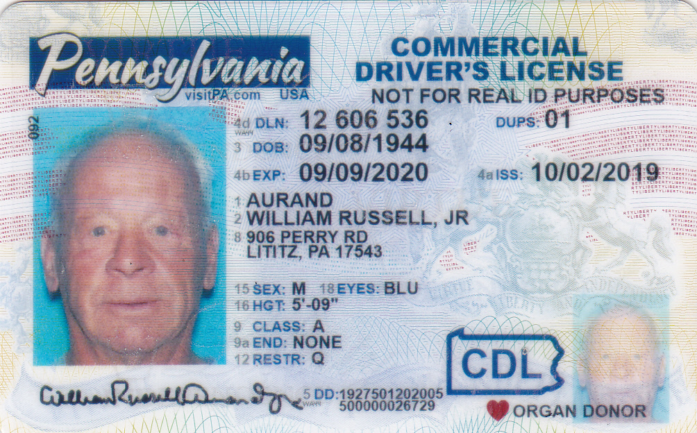 Pennsylvania Driver License