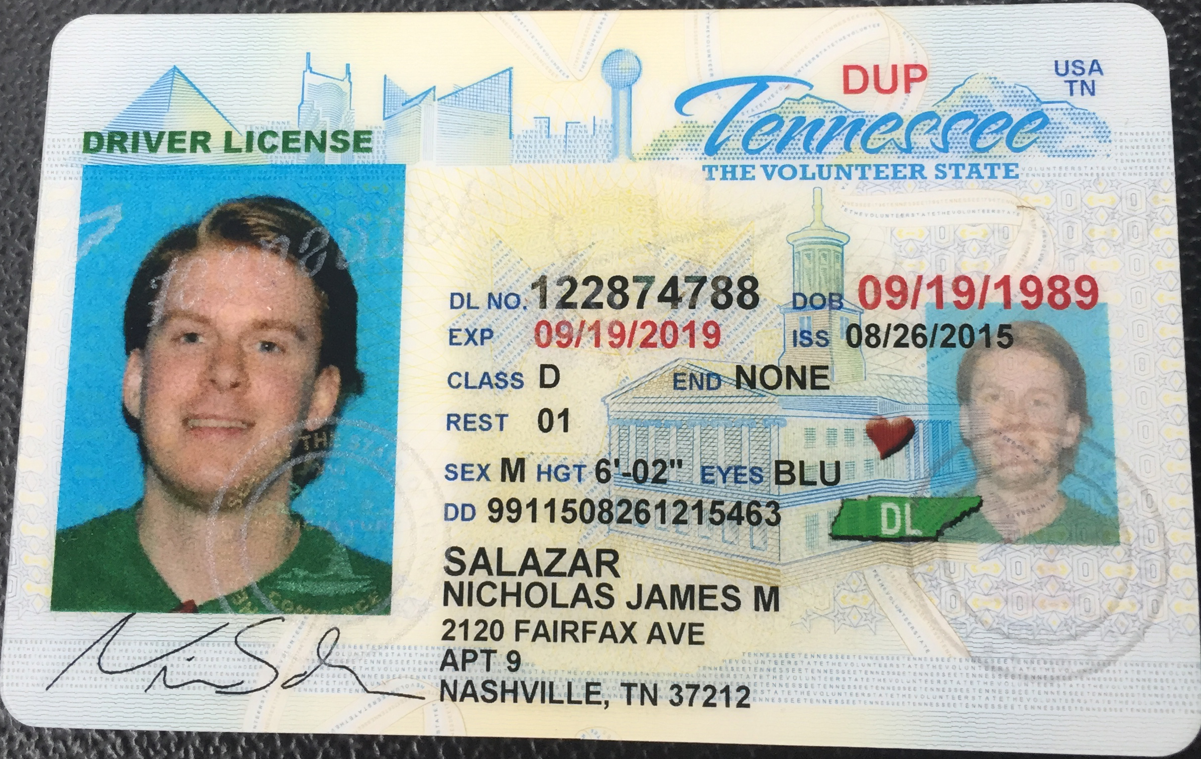 Tennessee Driver License