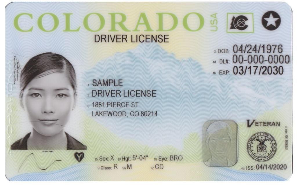 Colorado Driver License